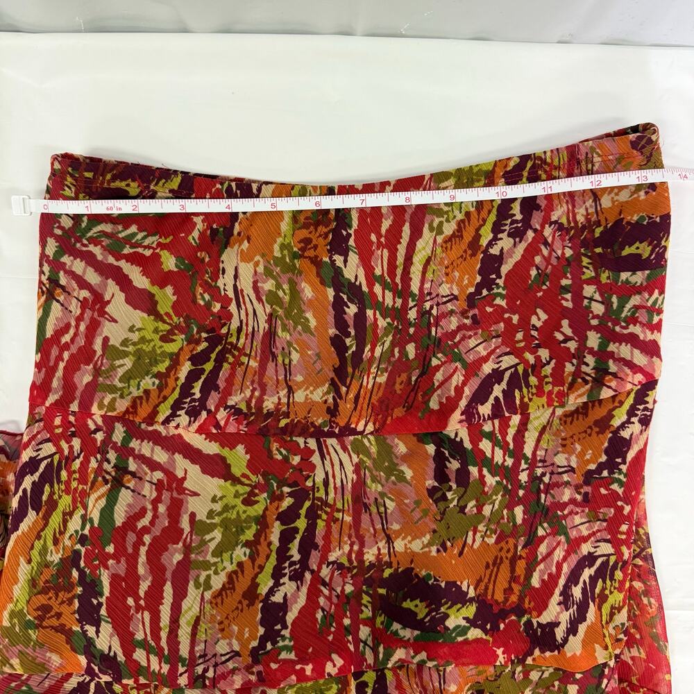 Ruby Rd. Multicolor Abstract Print Maxi Skirt Siz… - image 4